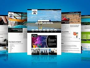 Aperçu des écran UI du site Internet de Saint-Brieuc Armor Agglomeration